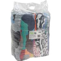 Recycled Material Wiping Rags, Cotton, Mix Colours, 25 lbs. JP783 | Meunier Outillage Industriel