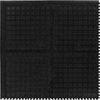 Hog Heaven III Comfort Modular Centre Tile, Corrugated, 3' x 3' x 3/4", Black, Nitrile Meunier Outillage Industriel