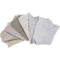 Recycled Material Wiping Rags, Cotton, White, 10 lbs. JQ110 | Meunier Outillage Industriel
