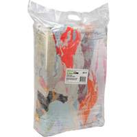 Chiffons fabriqués à partir de matériaux recyclés, Tissu éponge, Mélange de couleurs, 25 lb JQ112 | Meunier Outillage Industriel