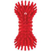Hand Brush, Extra Stiff Bristles, 9-1/10" Long, Red JQ127 | Meunier Outillage Industriel