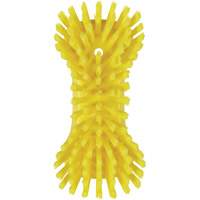 Hand Brush, Extra Stiff Bristles, 9-1/10" Long, Yellow JQ129 | Meunier Outillage Industriel