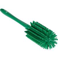 Medium Brush with Handle, Stiff Bristles, 17" Long, Green JQ183 | Meunier Outillage Industriel