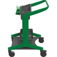 HyGo Mobile Cleaning Station, 30.7" x 20.9" x 40.6", Plastic/Stainless Steel, Green JQ263 | Meunier Outillage Industriel