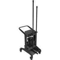 HyGo Mobile Cleaning Station, 30.7" x 20.9" x 40.6", Plastic/Stainless Steel, Black JQ268 | Meunier Outillage Industriel
