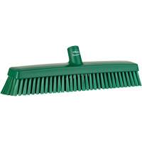 T&ecirc;te de balai-brosse, Crins Fin/Ferme, 16-1/2", Polyester/Polypropyl&egrave;ne, Vert Meunier Outillage Industriel