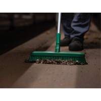 T&ecirc;te de balai-brosse, Crins Fin/Ferme, 16-1/2", Polyester/Polypropyl&egrave;ne, Vert Meunier Outillage Industriel