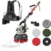 Portable Handheld Scrubber MSJET with Backpack, Polisher/Scrubber Meunier Outillage Industriel