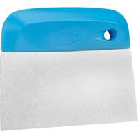 Flexible Stainless Steel Dough Cutter/Scraper, Blue, 4-1/2" W x 5-3/4" L Meunier Outillage Industriel