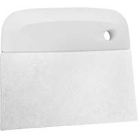 Flexible Stainless Steel Dough Cutter/Scraper, White, 4-1/2" W x 5-3/4" L Meunier Outillage Industriel