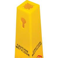 Wet Floor Safety Cone, Bilingual with Pictogram Meunier Outillage Industriel
