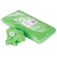 Dusting & Cleaning Cloth, Microfibre, Green Meunier Outillage Industriel