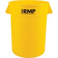 Garbage Bin, Polyethylene, 32 US gal. Meunier Outillage Industriel