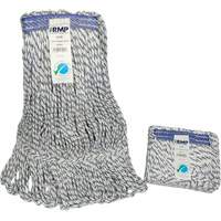 Candy-Striped Mop Head, Floor Finishing, Synthetic, 16 oz., Loop Style Meunier Outillage Industriel
