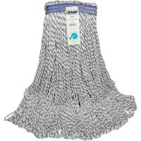 Candy-Striped Mop Head, Floor Finishing, Synthetic, 24 oz., Loop Style Meunier Outillage Industriel