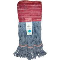 Wide-Band Mop Head, Antimicrobial/Floor Finishing/Specialty, Cotton/Rayon/Synthetic, Loop Style Meunier Outillage Industriel