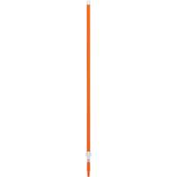 Manche, Balai/Brosse/Vadrouille &agrave; &eacute;pousseter/Support &agrave; tampon/Grattoir/Raclette/Vadrouille humide, Orange, T&eacute;lescopique, 62" - 109-2/5" lo Meunier Outillage Industriel