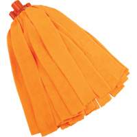 Vadrouille &agrave; fente, orange, Microfibre, Style Coup&eacute; Meunier Outillage Industriel