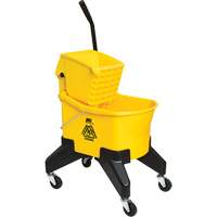 Grizzly Mop Wringer & Bucket, Down Press, 8 US Gal. (32 Quart), Yellow Meunier Outillage Industriel