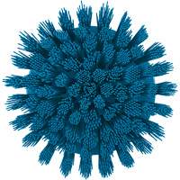 Brosse ronde HyDrive pour perceuse, Soies Tr&egrave;s ferme, Longueur de 3-1/10", Bleu Meunier Outillage Industriel