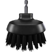 Brosse ronde HyDrive pour perceuse, Soies Tr&egrave;s ferme, Longueur de 3-1/10", Noir Meunier Outillage Industriel