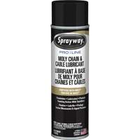 Lubrifiant au molybd&egrave;ne Pro Line pour chaînes et c&acirc;bles, Canette a&eacute;rosol Meunier Outillage Industriel