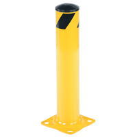 Butoir de s&eacute;curit&eacute;, Acier, 24" h x 4,5" la, Jaune Meunier Outillage Industriel
