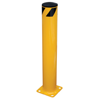 Butoir de s&eacute;curit&eacute;, Acier, 36" h x 5,5" la, Jaune Meunier Outillage Industriel