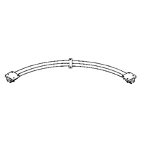 Ceiling Mounted 90° Curved Curtain Partition Track, 3' L KB007 | Meunier Outillage Industriel