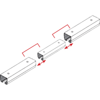 Curtain Partition Track Splicer KB029 | Meunier Outillage Industriel