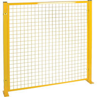 Perimeter Guards, 4.125' H x 2" W, Yellow Meunier Outillage Industriel