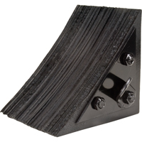 Wheel Chock, 8" x 8" x 8", Black KH603 | Meunier Outillage Industriel