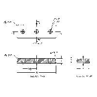Butoirs de quai en caoutchouc moul&eacute;s, Caoutchouc, 30" la x 4" p x 10" h Meunier Outillage Industriel