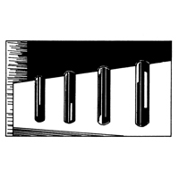 D&eacute;fenses de quai en caoutchouc refoul&eacute;, Caoutchouc, 4-1/2" la x 12" lo x 3-3/4" p Meunier Outillage Industriel