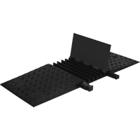 Protecteur de c&acirc;ble ADA/DDA &agrave; profil bas Guard Dog, 5 canaux, 18" lo x 50" la x 1,875" h Meunier Outillage Industriel