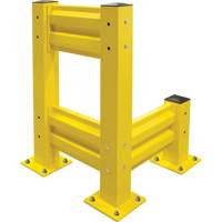 Industrial Safety Guard Rail, Steel, 19" L x 12" H, Safety Yellow Meunier Outillage Industriel
