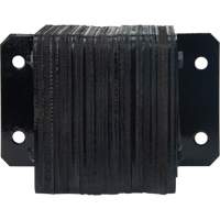 Laminated Dock Bumpers, Horizontal, Rubber, 12" W x 4" D x 10" H Meunier Outillage Industriel