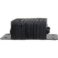 Laminated Dock Bumpers, Horizontal, Rubber, 12" W x 4" D x 10" H Meunier Outillage Industriel