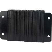 Butoirs de quai lamell&eacute;s, Horizontal, Caoutchouc, 18" la x 4" p x 12" h Meunier Outillage Industriel