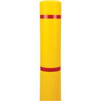 Capuchon en poly&eacute;thyl&egrave;ne pour borne de protection, 4-1/2" dia. x 64" l, Rouge/Jaune Meunier Outillage Industriel