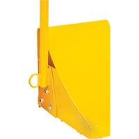 Ice Chock with Ergonomic Handle, Steel, Yellow, 8-1/16" W x 10-5/8" D x 8-13/16" H Meunier Outillage Industriel