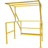 Barri&egrave;re de s&eacute;curit&eacute; pour mezzanine, 70" lo x 77" ha, 78" &eacute;lev&eacute;e, Jaune Meunier Outillage Industriel