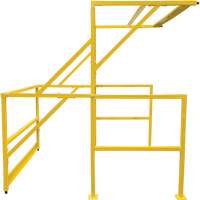 Barri&egrave;re de s&eacute;curit&eacute; pour mezzanine, 70" lo x 77" ha, 78" &eacute;lev&eacute;e, Jaune Meunier Outillage Industriel