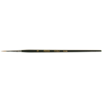 Pinceau d'artiste, Largeur de la brosse de 1/16", Martre rouge, Manche &agrave; Bois Meunier Outillage Industriel