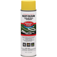 Peinture pour traçage de ligne pour terrain de gymnastique Industrial Choice AF1600, Jaune, 17 oz, Canette a&eacute;rosol Meunier Outillage Industriel
