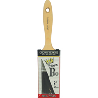 Pinceau droit Pro, Poly/nylon, Manche Bois, Largeur de 2" Meunier Outillage Industriel