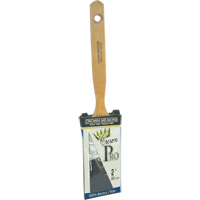Pinceau &agrave; soies angulaires Crown Pro, Soies, Manche Bois, Largeur de 2" Meunier Outillage Industriel
