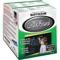 Chalk Board Paint, 877 ml, Can, Black Meunier Outillage Industriel
