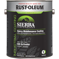 Rev&ecirc;tement dentretien &eacute;poxydique &agrave; base deau Sierra S60 partie 1 activateur, Gallon Meunier Outillage Industriel