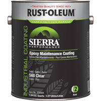 Sierra S60 Water-Based Epoxy Maintenance Coating Part 2 Base, Gallon, Clear Meunier Outillage Industriel
